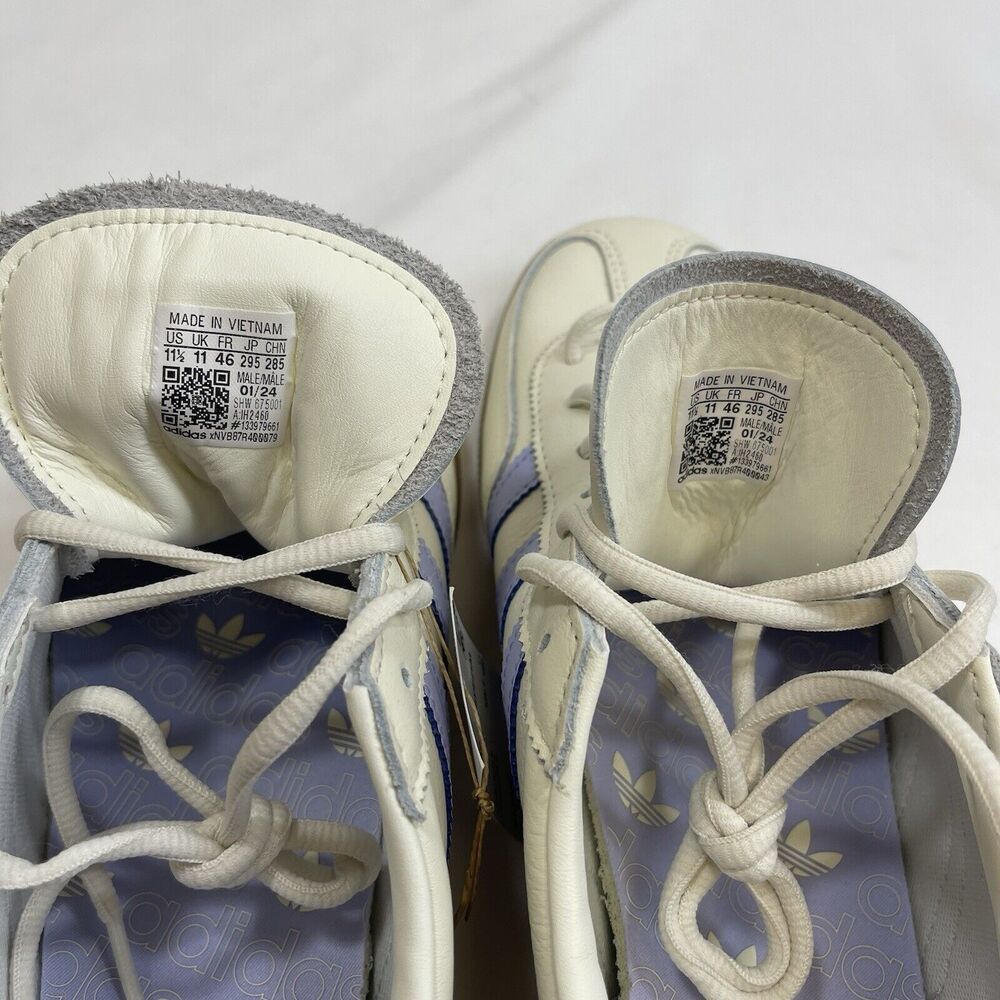 Adidas Handball Spezial Men's 11.5 IH2460 Off White Violet Purple Gum IH2460 NEW - Picture 10 of 12